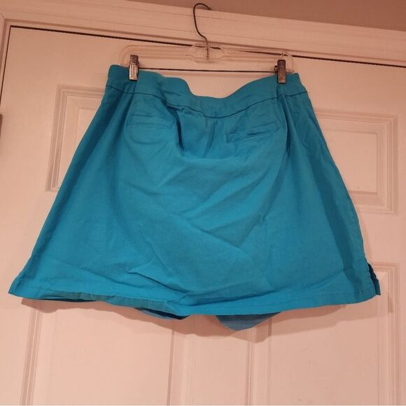 Ruby Rd stretchy blue skirt with shorts built in - Picture 4 of 4